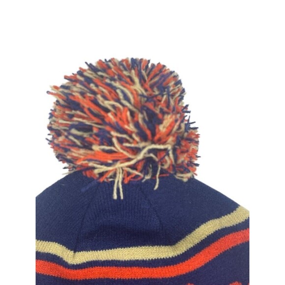 New Belgium Brewing Fat Tire Ale Beer Beanie Bike Bicycle  Logo Pom Cuffed Hat - Picture 3 of 6